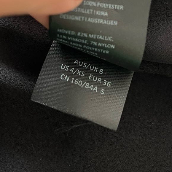 Bardot Ariela Metallic Mini Dress in Lurex Leo - Picture 7 of 11